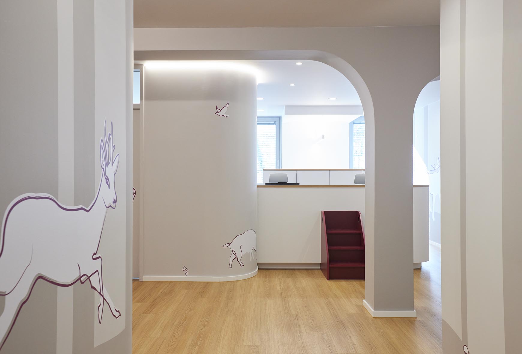 Empfangsbereich Kinderarzt